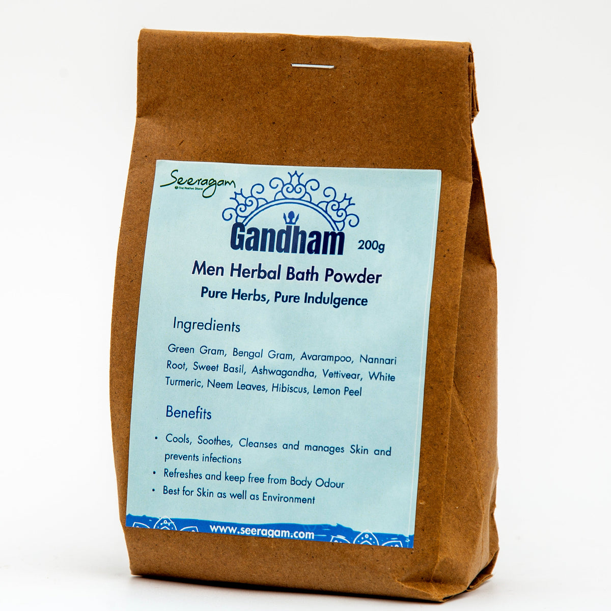 Gandham Men's Herbal Bath Powder
