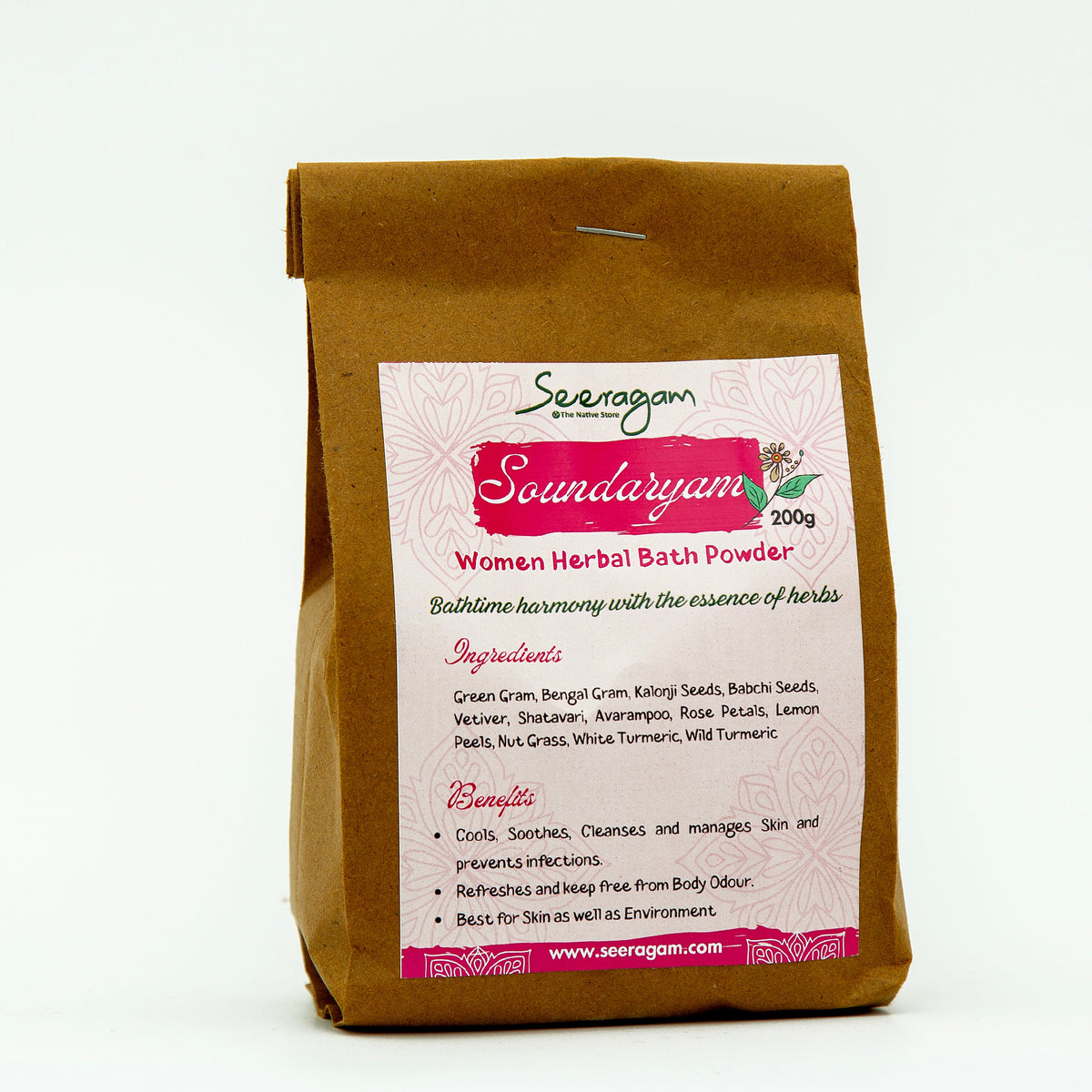 Soundarya Women's Herbal Bath Powder