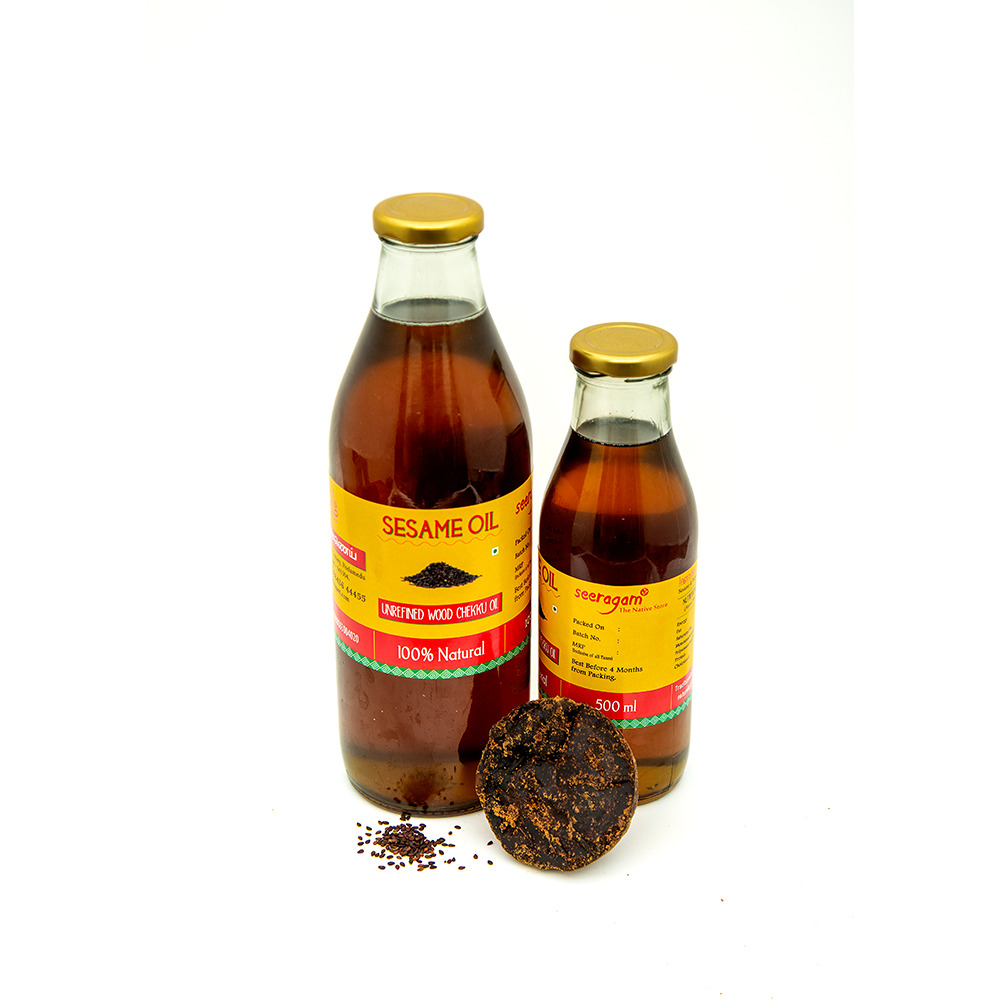 Sesame Oil with palm jaggery (With Bottle)_image