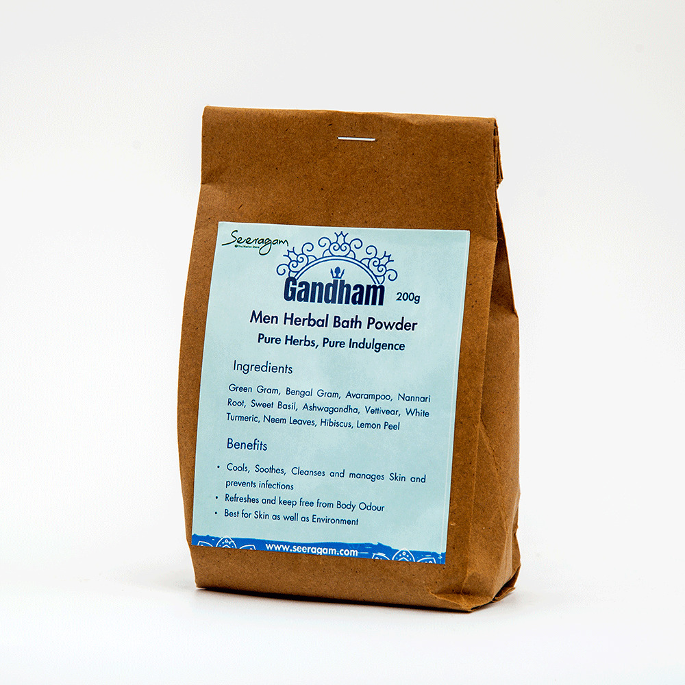 Herbal Bath Powder - Men (Gandam)_image