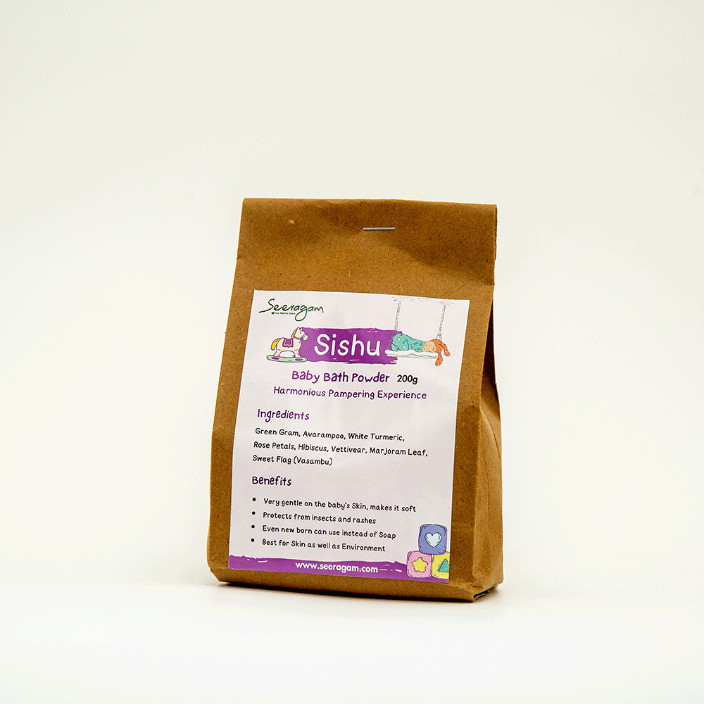 Herbal Bath Powder for Babies (Sishu)_image
