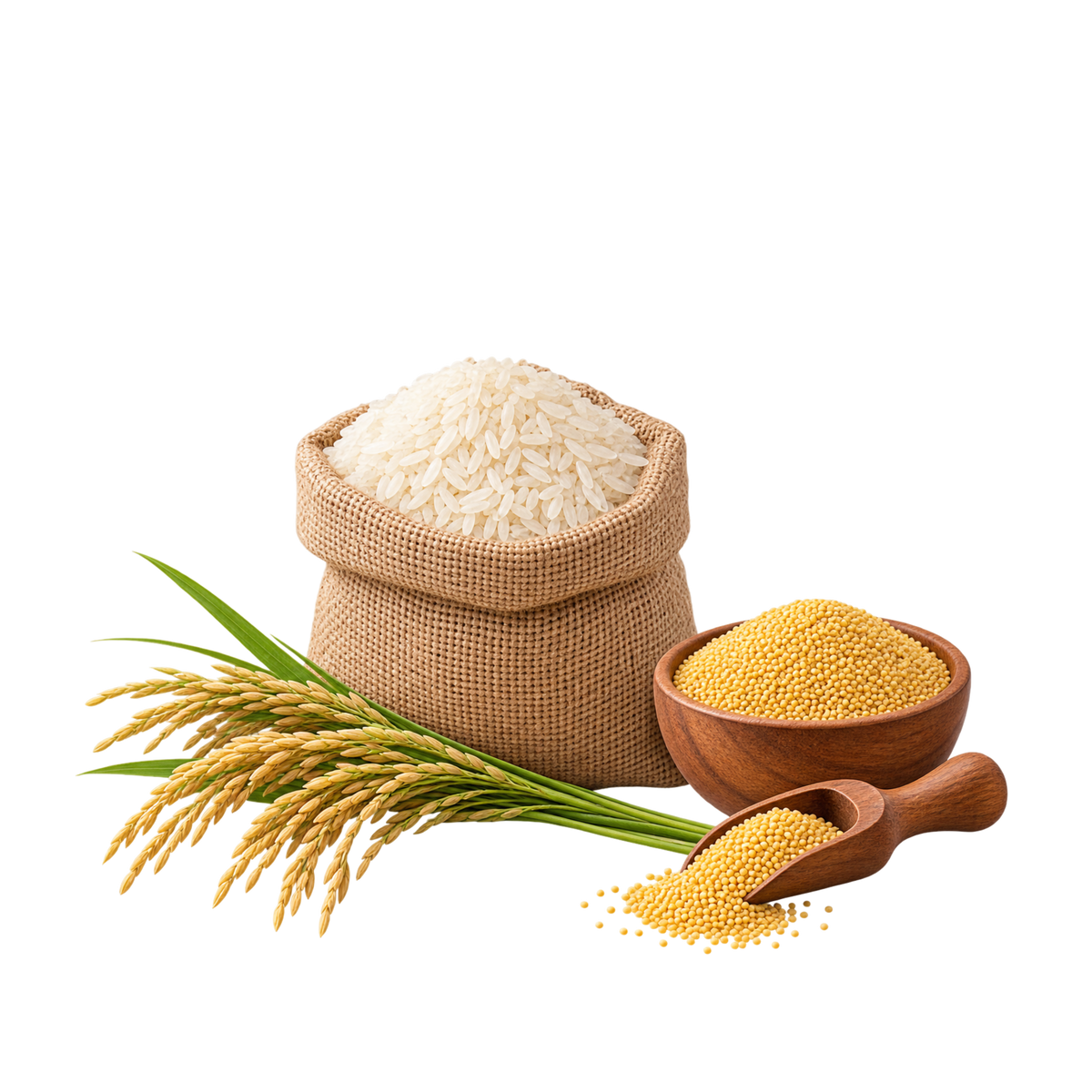 Rice, Millets & Staples