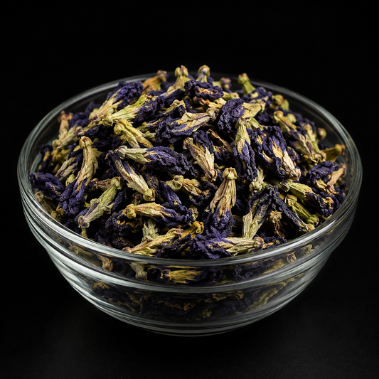 Dried Blue Pea (Shankupushpam) Flowers