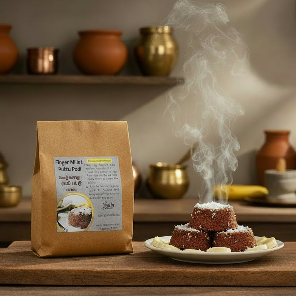 Finger Millet Ragi Puttu Mix
